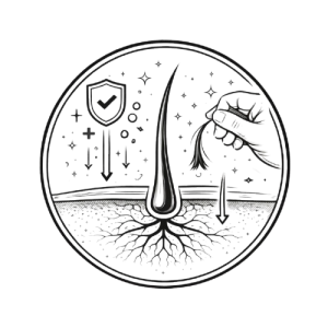 Укрепление корней и снижение выпадения